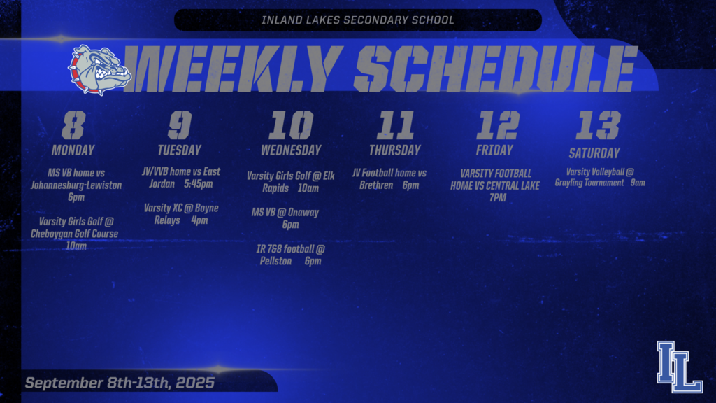 weekly schedule