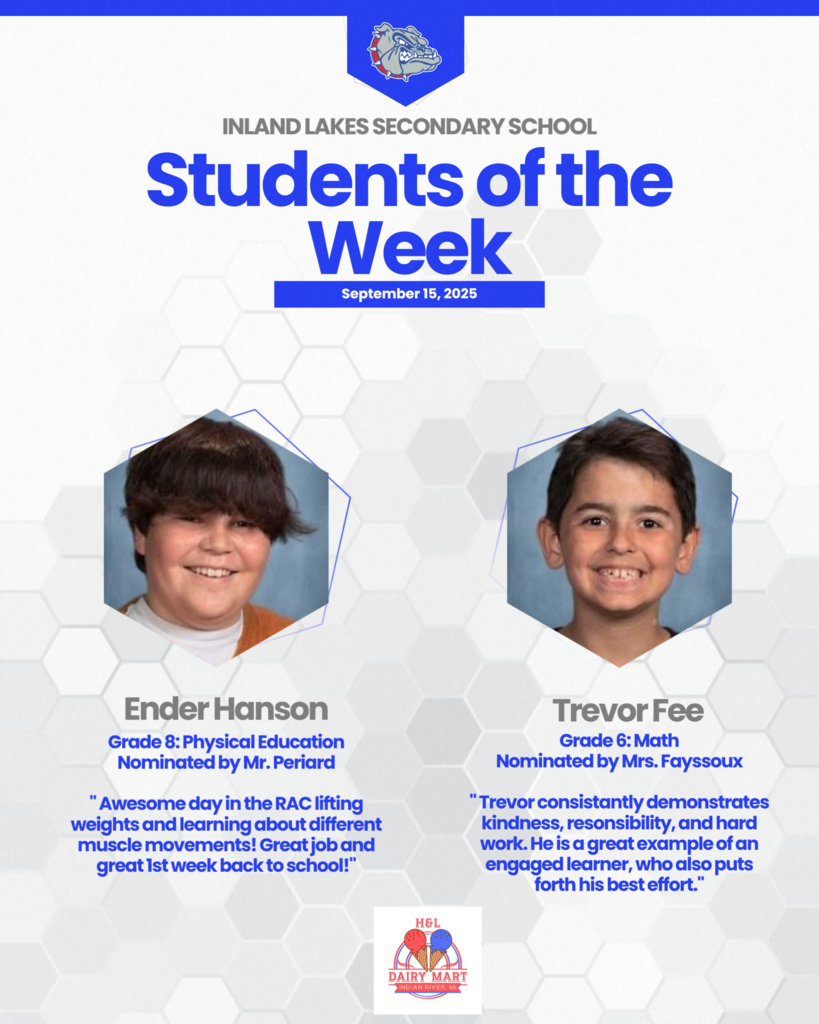 ILS Students of the Week: Ender Hanson and Trevor Fee