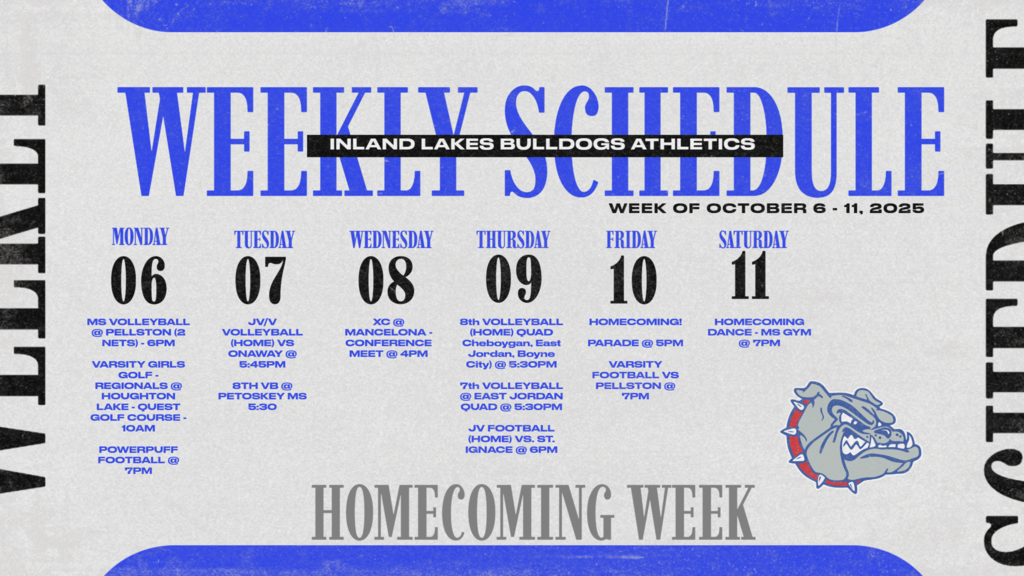 HOMECOMING WEEK SCHEDULE 10_6-10_11