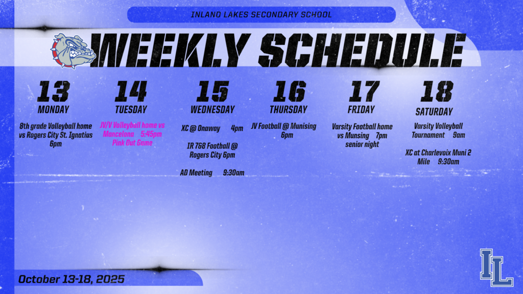 weekly schedule
