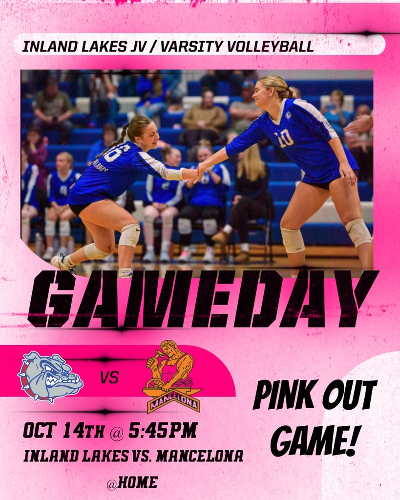 jv_varsity volleyball against mancelona pink out game