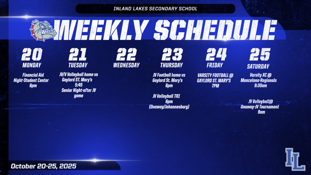 weekly schedule 