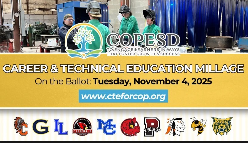 Tuesday, Nov. 4th Career and Technical Education Millage 