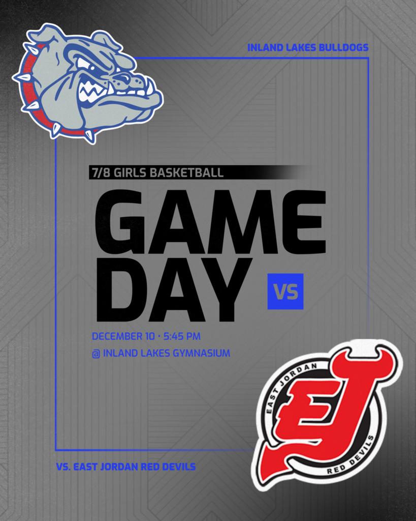 MS Girls Basketball home tonight vs East Jordan 5:45pm