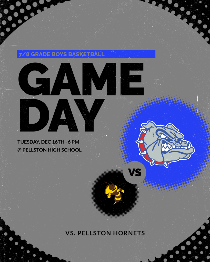 IL 7&8 Grade boys basketball at Pellston tonight at 6pm. 