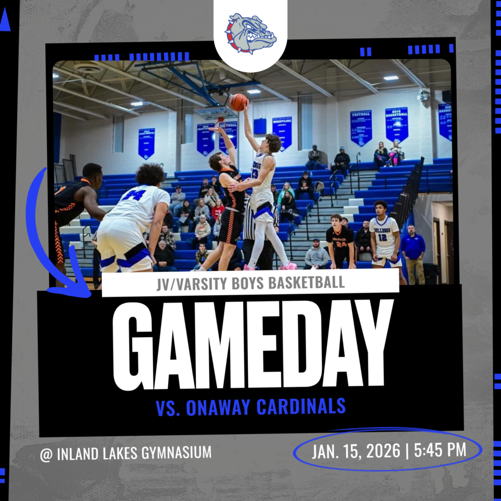 IL JV/Varsity Boys Basketball home vs Onaway tonight at 5:45 pm