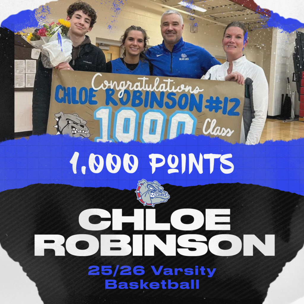 ILS Varsity Girls Basketball Player, Chloe Robinson break 1,000 points in her career!