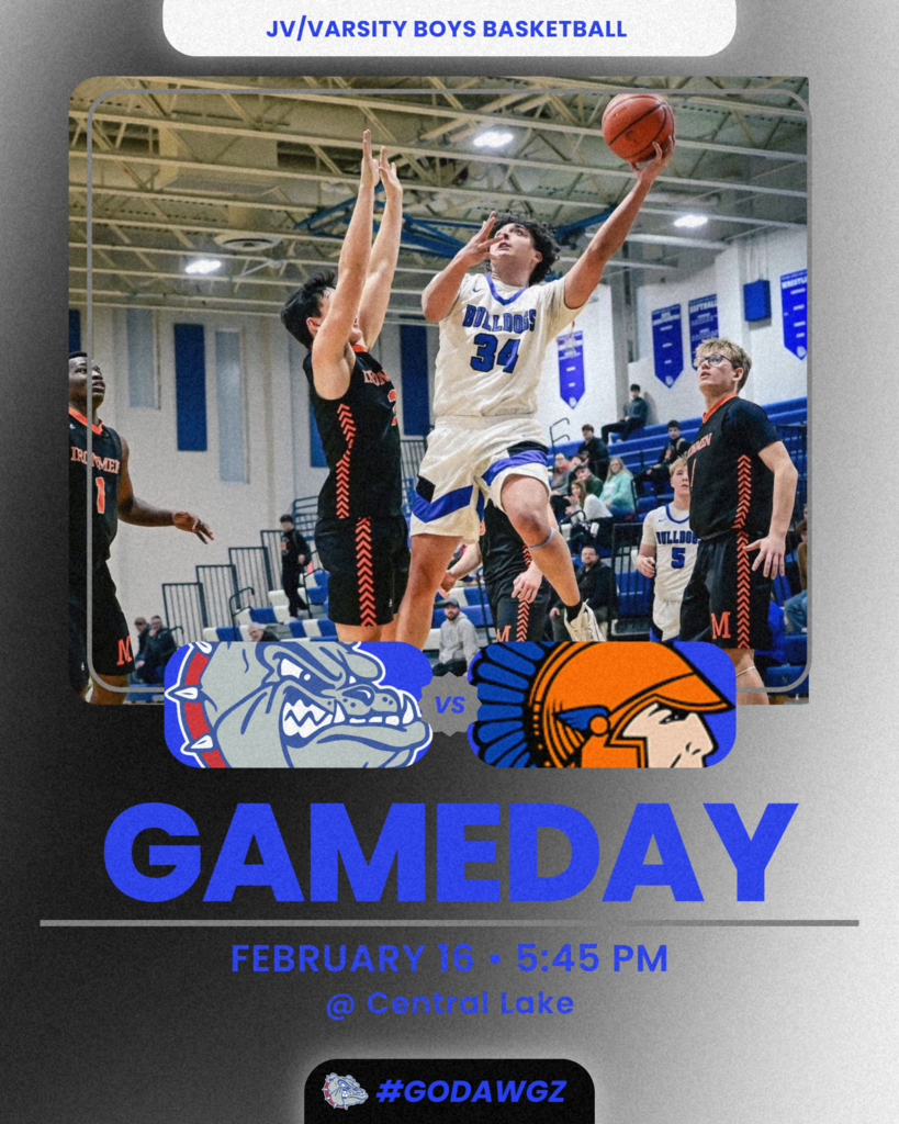 Boys bball @ central lake 