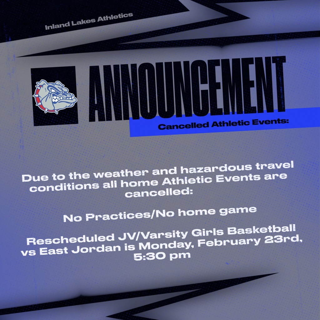 All ILS home Athletic practices and games are cancelled today!