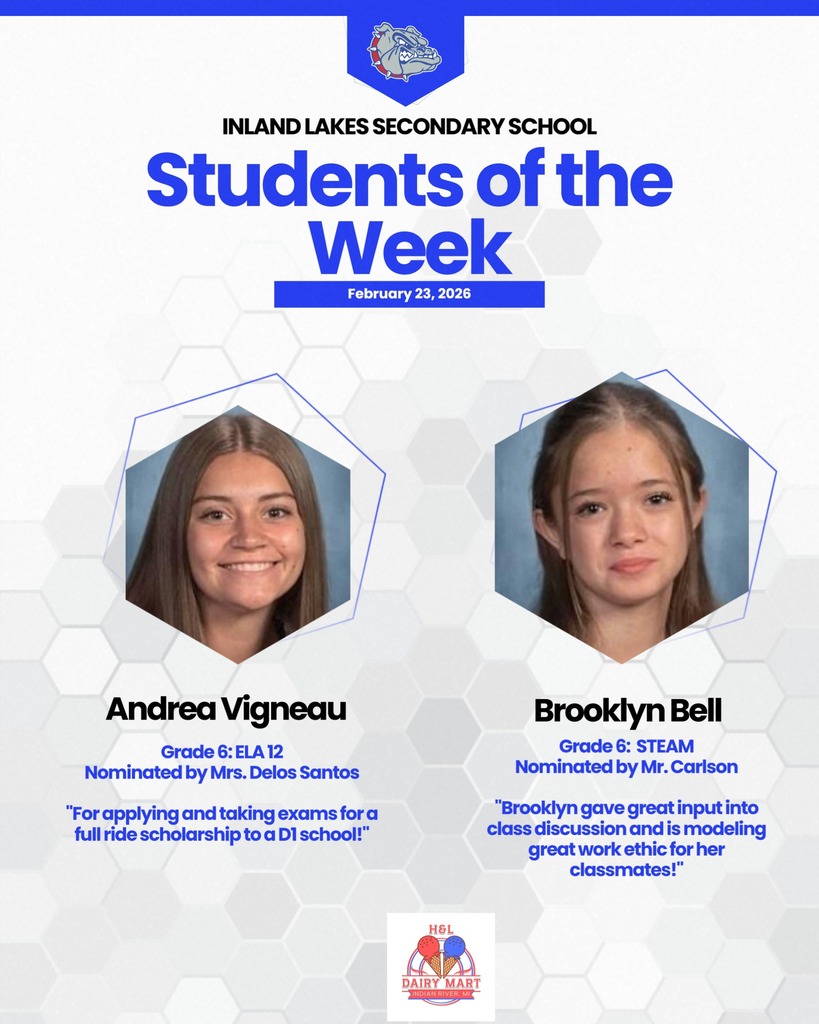 ILS Students of the Week! Andrea Vigneau and Brooklyn Bell