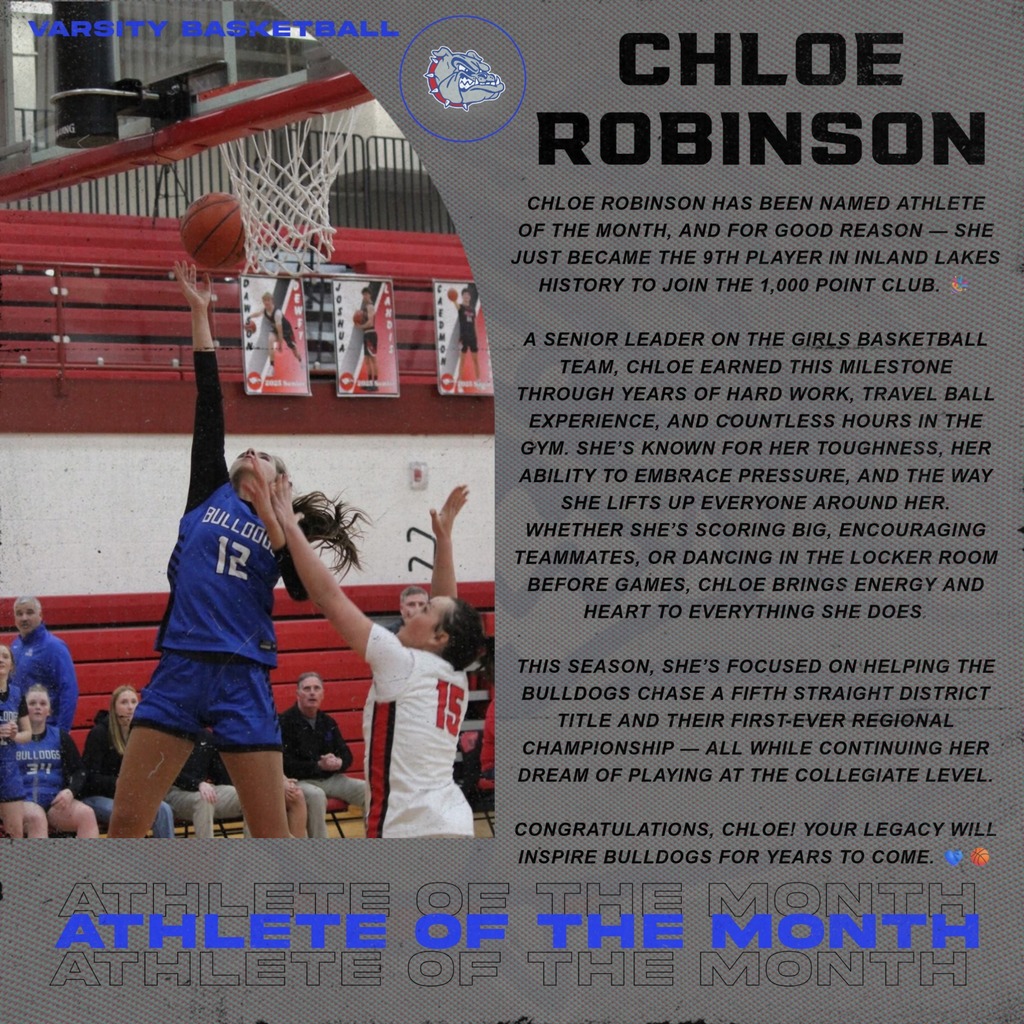 CHLOE ROBINSON - Athlete of the month