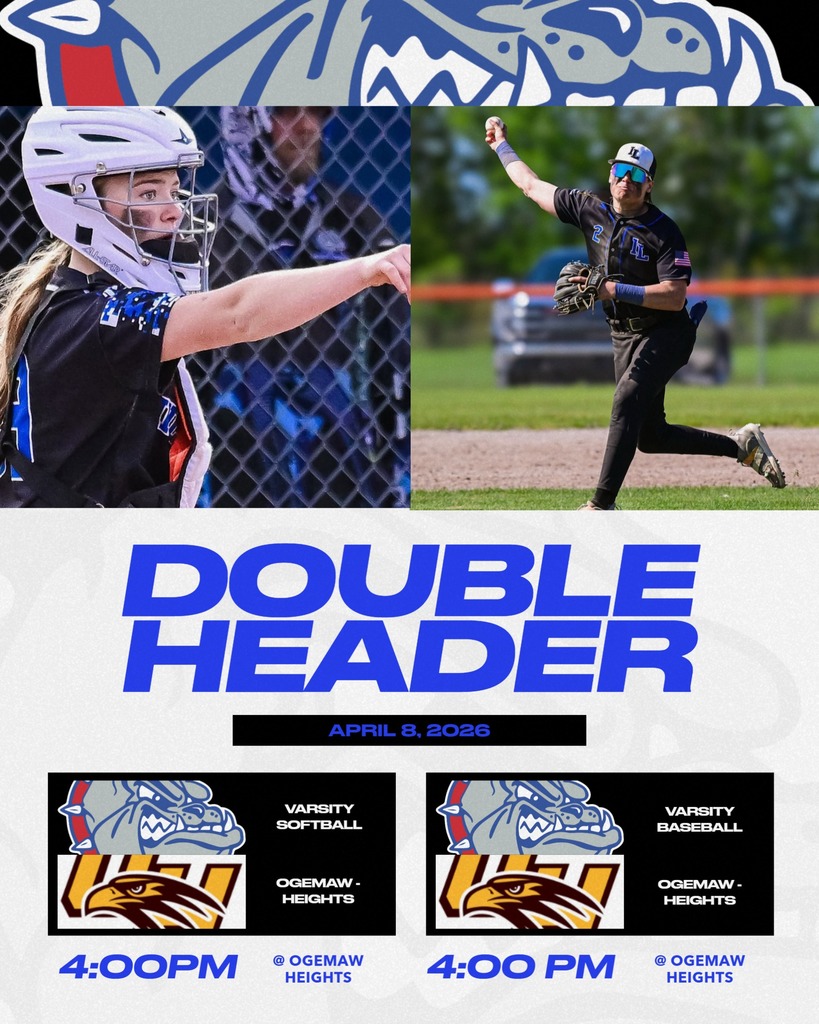 Varsity Baseball and Softball at West Branch today 4pm