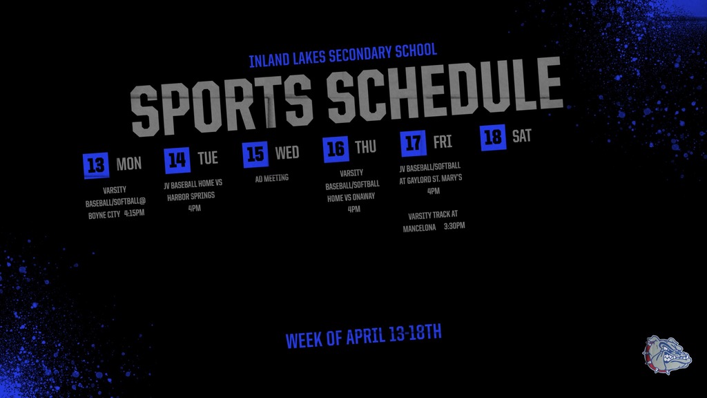 ILS Sports Schedule this week.