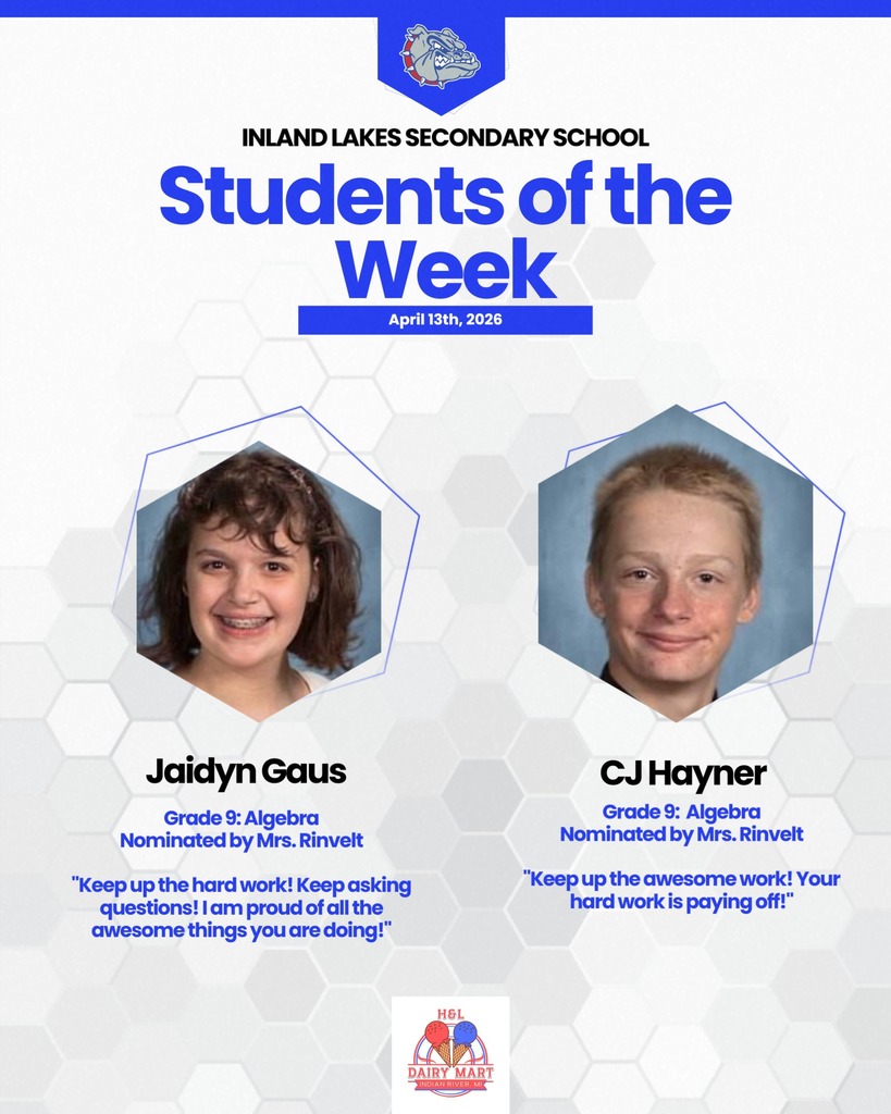 ILS Students of the Week: CJ Hayner and Jaidyn Gaus!