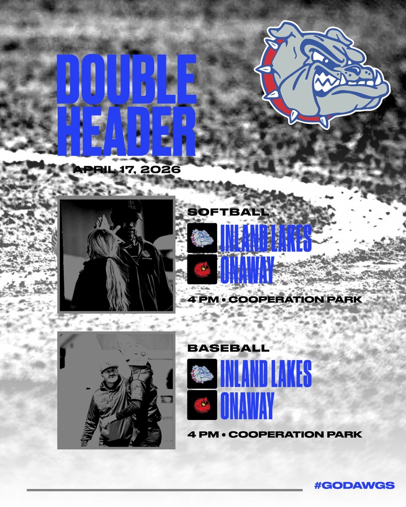 Varsity Baseball and Softball home vs Onaway today at 4pm!