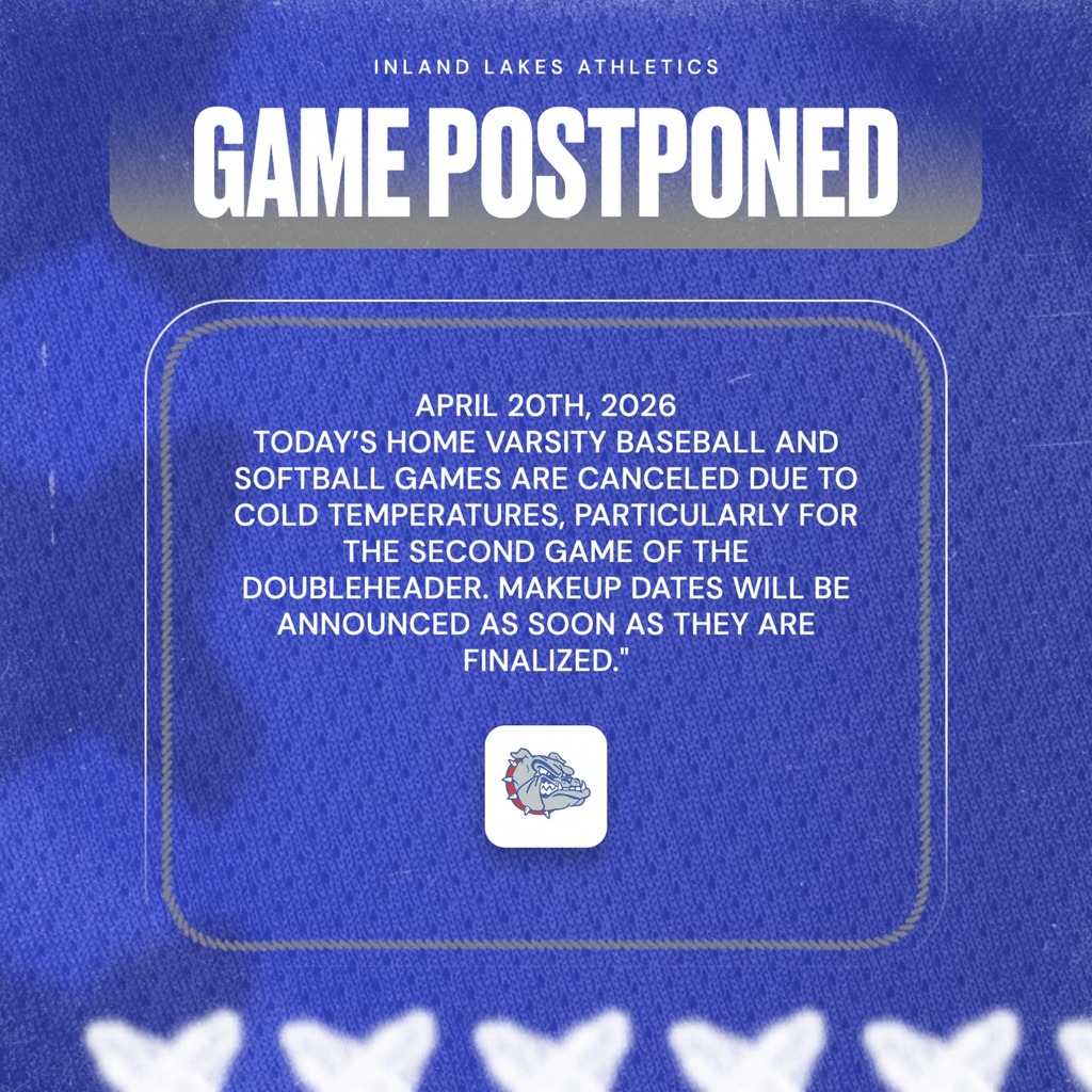 Todays varsity baseball and Softball Games are canceled