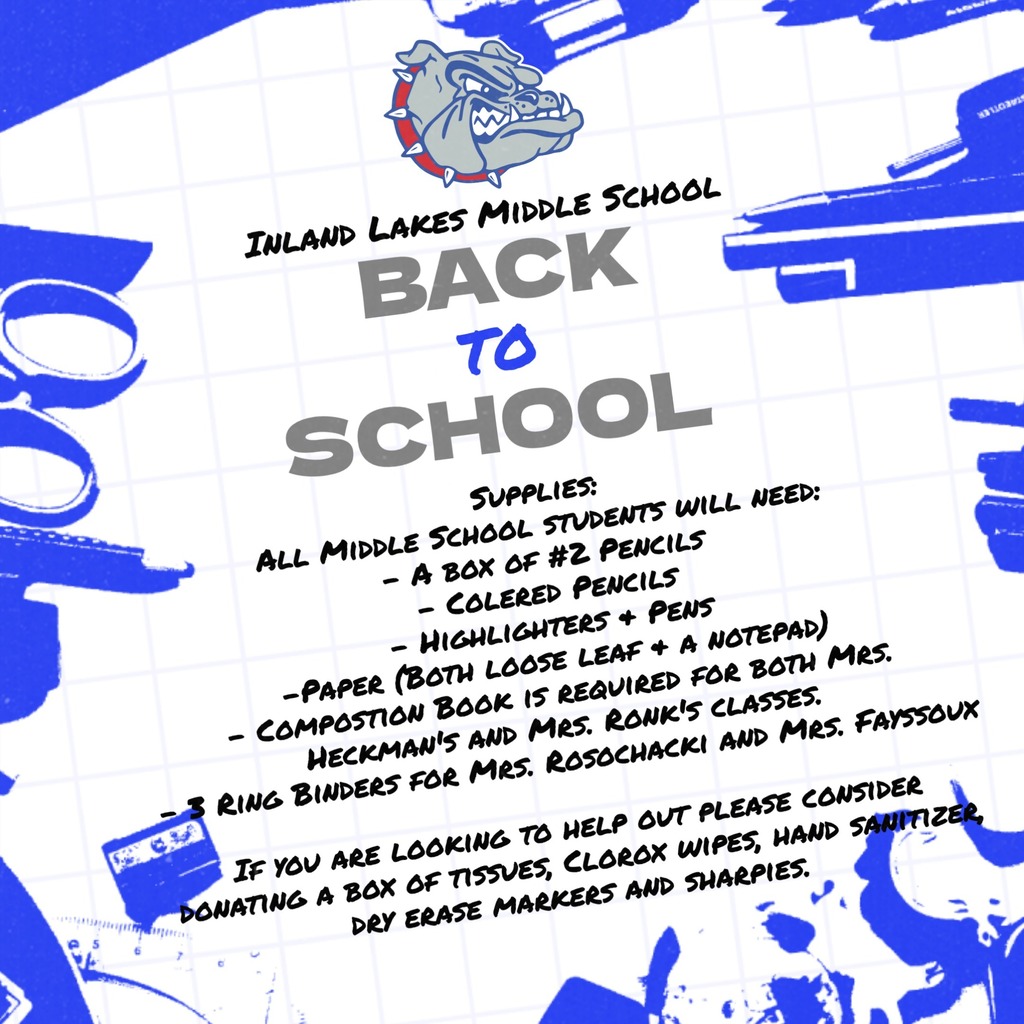 IL MS School Supplies info