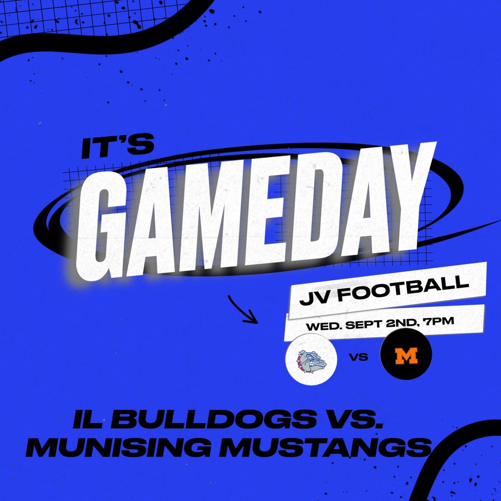 game day announcements for jv football, girls golf, and cross country.