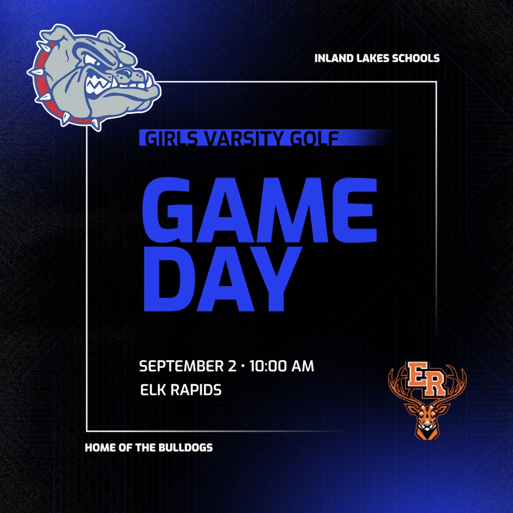 game day announcements for jv football, girls golf, and cross country.