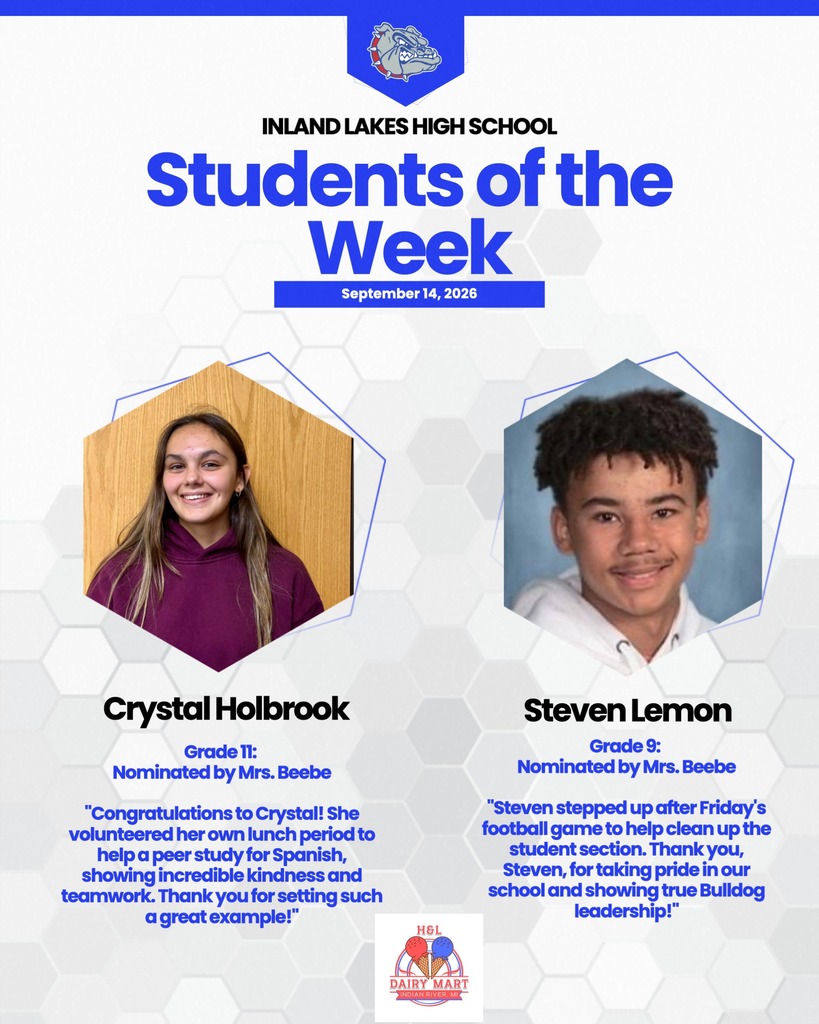 Congrats ILS Students of the Week: Steven Lemon and Crystal Holbrook!