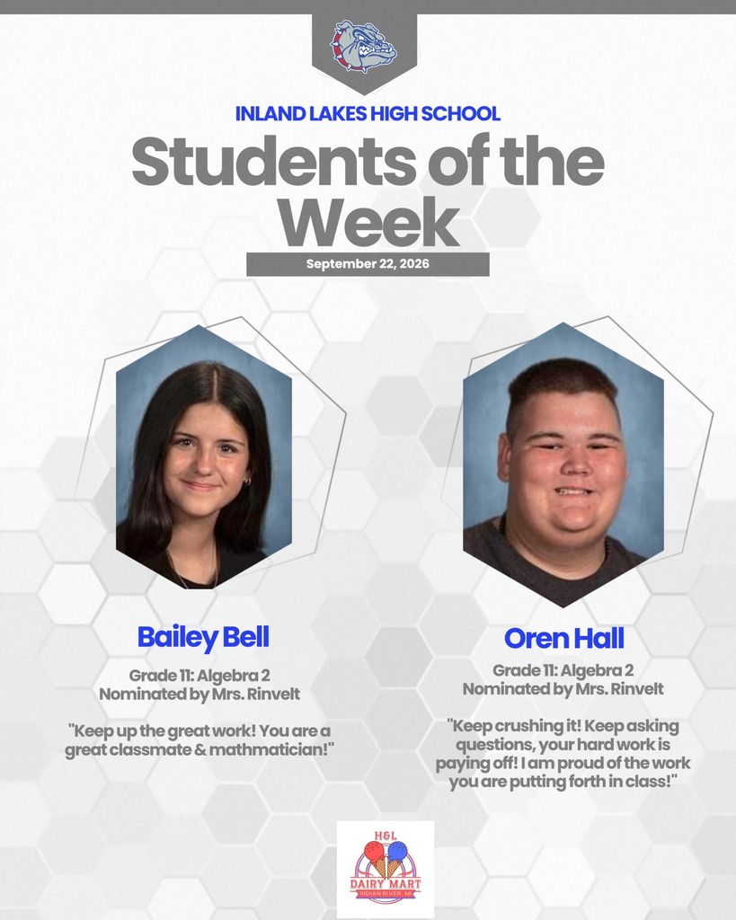 Congrats IL High School Students of the Week: Bailey Bell and Oren Hall!