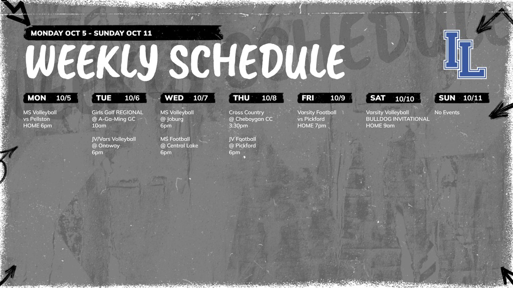 BULLDOG Athletics this week!