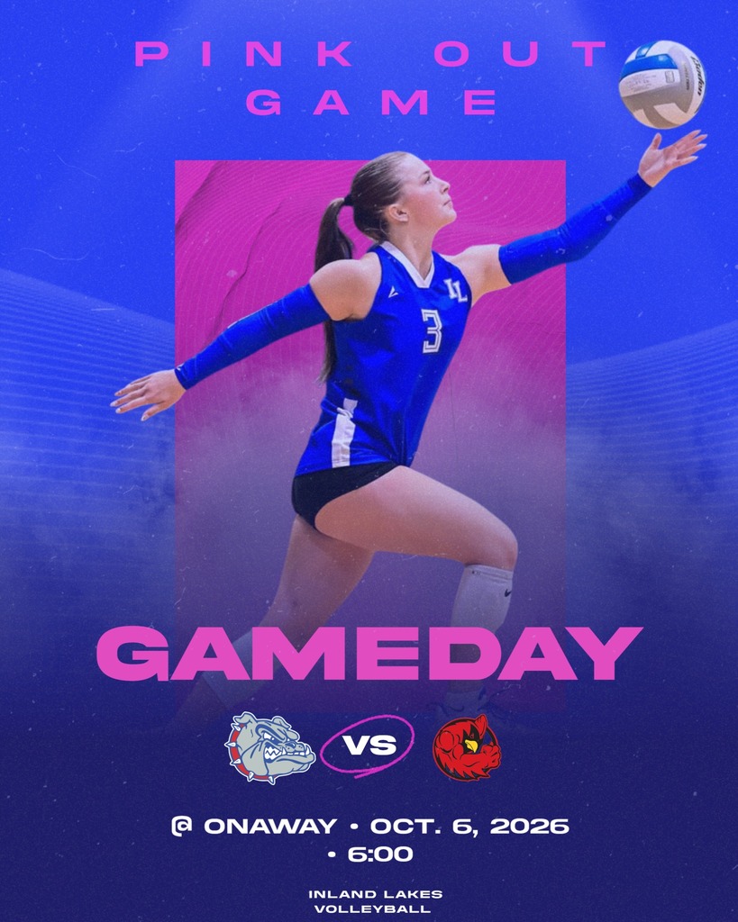 PINK OUT! Girls volleyball heads to Onaway tonight!