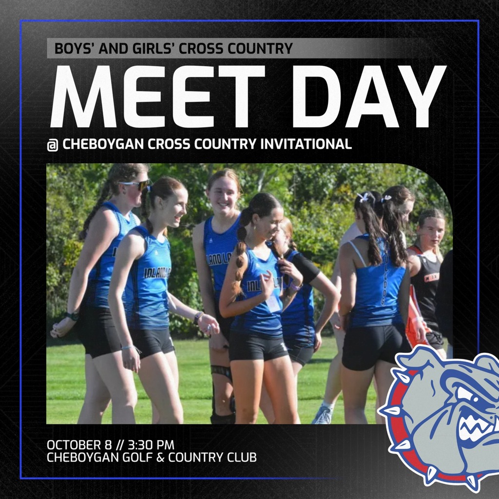 Cross country is running at the Cheboygan Country Club today!
