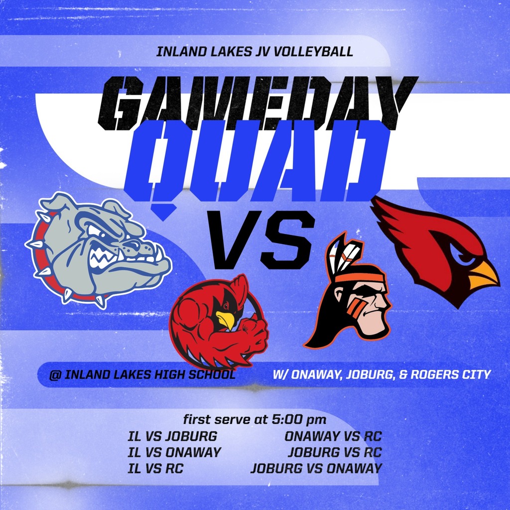 JV Volleyball hosts a quad tonight with Onaway, Joburg, and Rogers City.