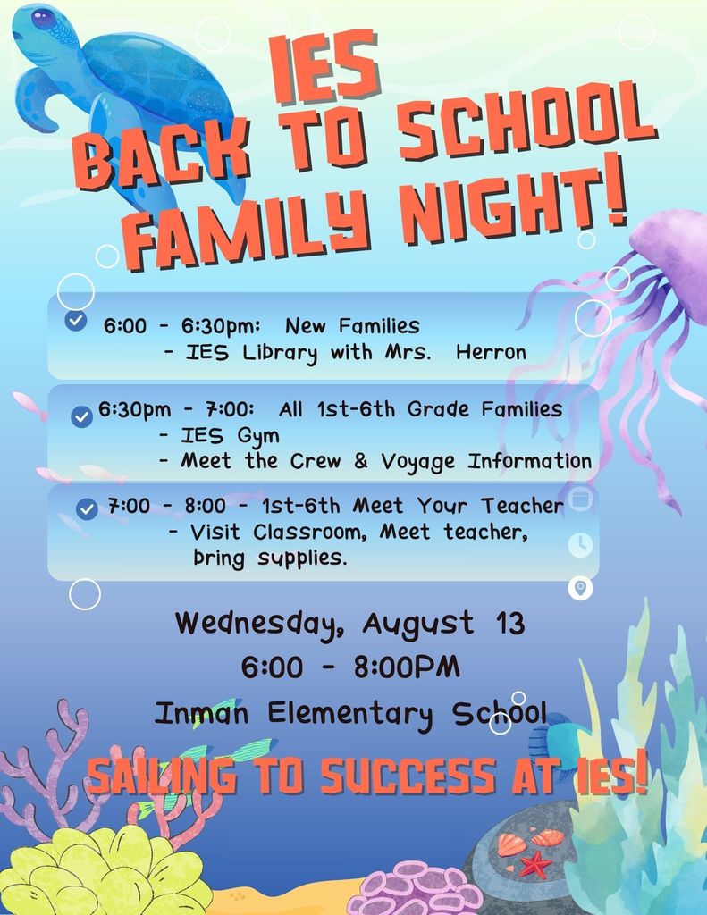 IES Back To School Family Night