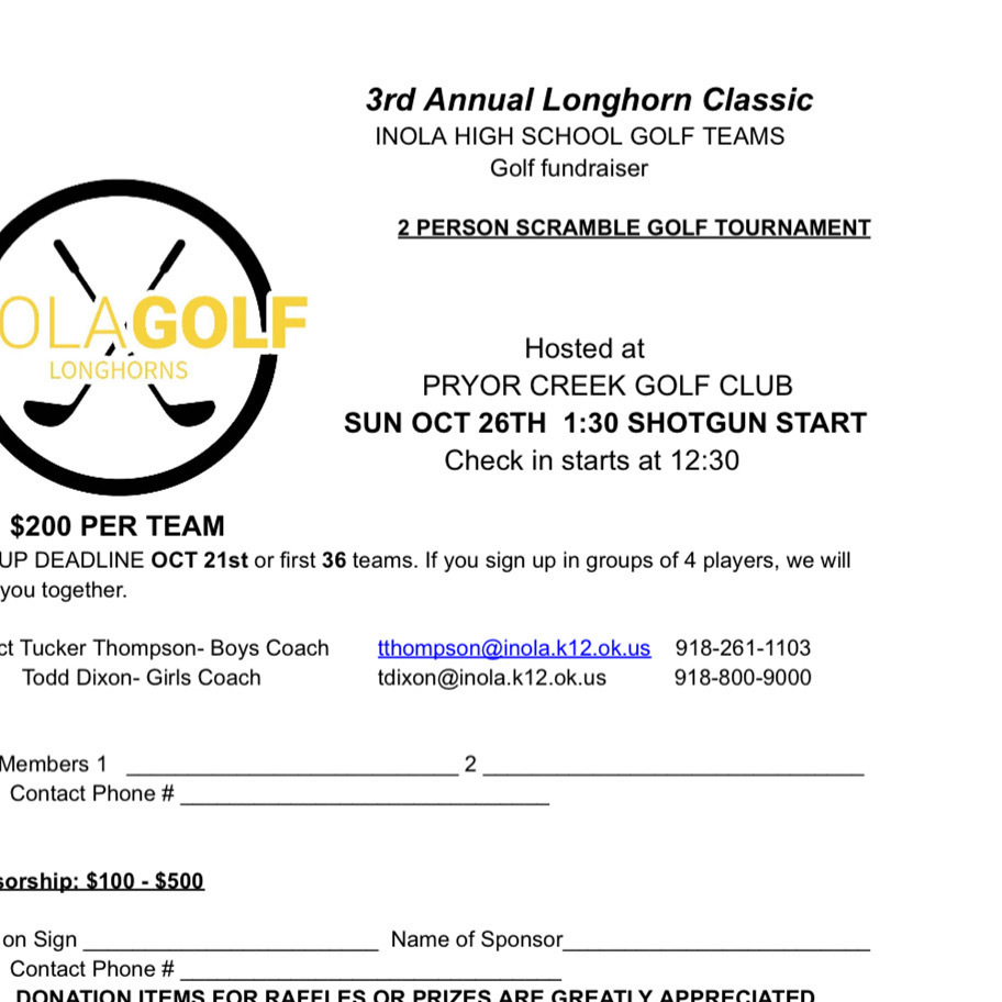 Golf Tournament