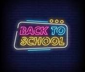 Back to School Neon Sign