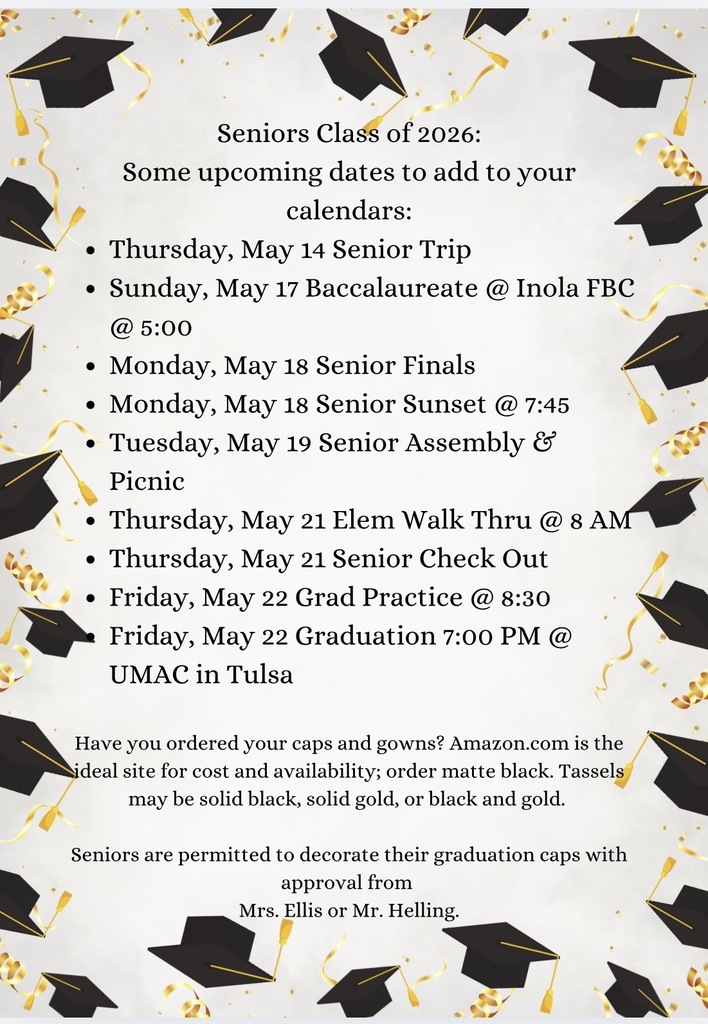 Senior Reminders