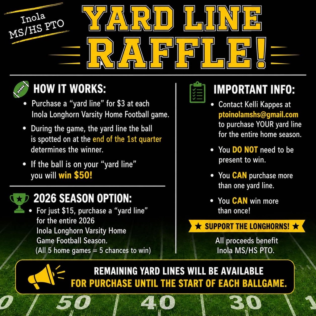 Yard Line Raffle