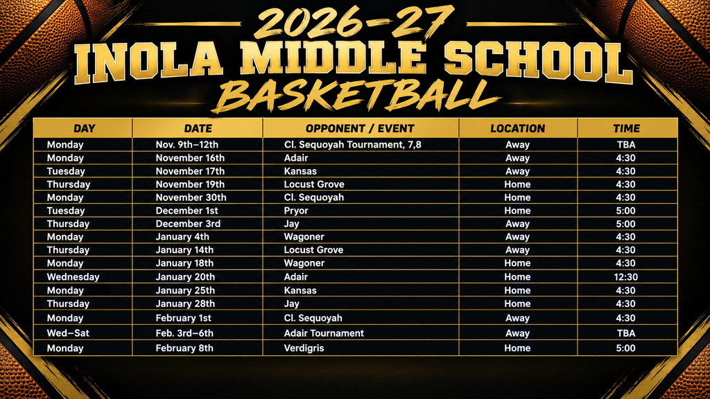 IMS BB Schedule