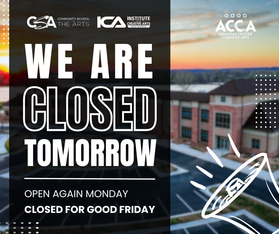 We are closed tomorrow. Open again Monday. Closed for Good Friday.