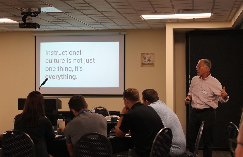 HD Weddel Presents to School Administrators
