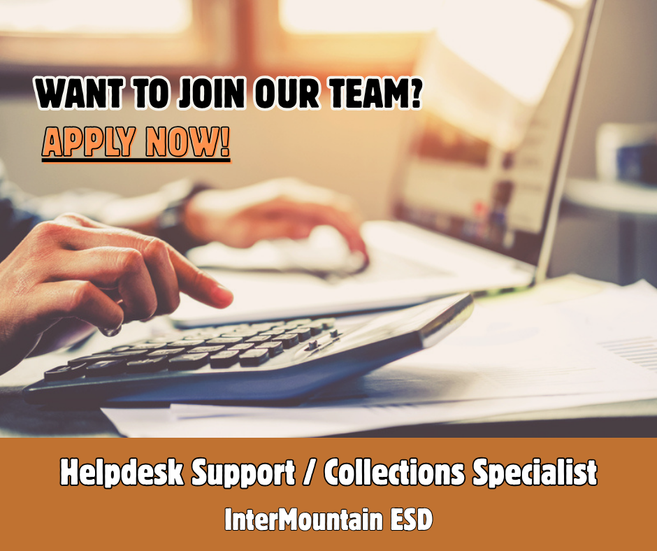 Want to join our team? Apply now: HelpDesk/Collections Specialist IMESD