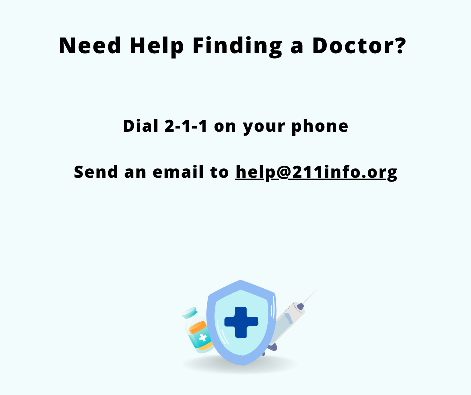 Need help finding a doctor?