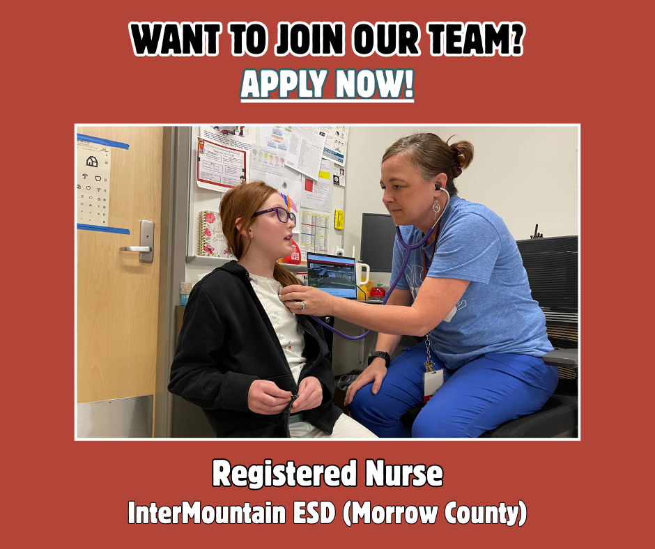 IMESD Hiring Registered Nurse in Morrow County Oregon