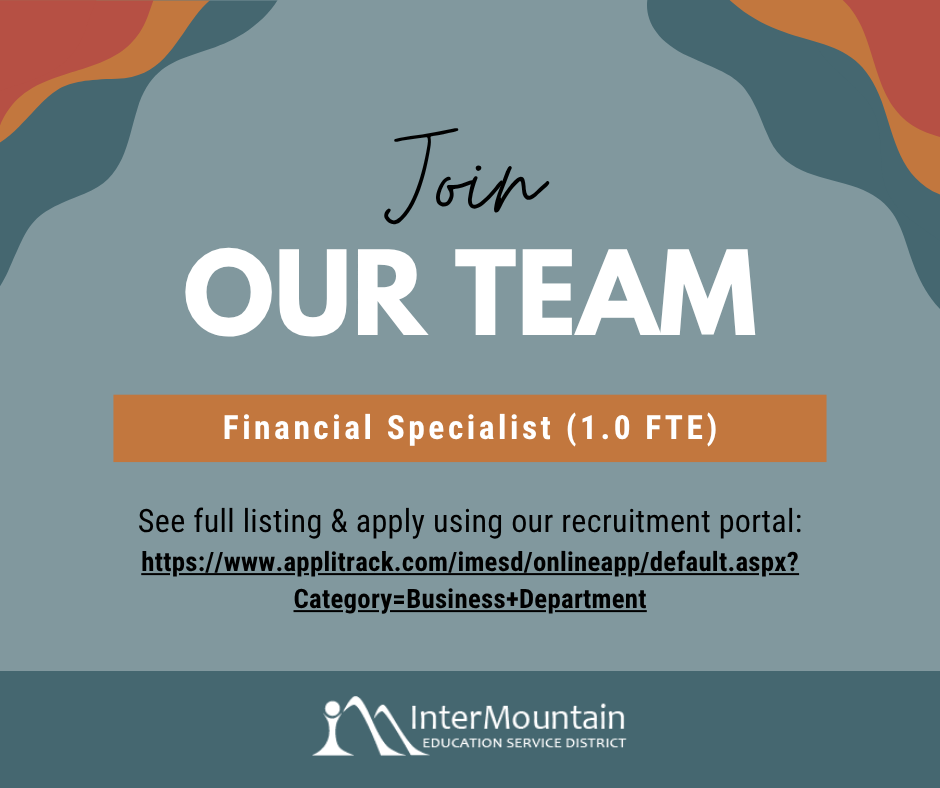 IMESD Hiring Financial Specialist