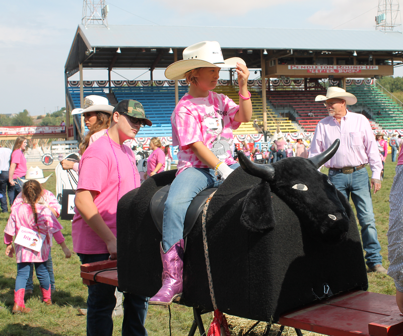girl on bull