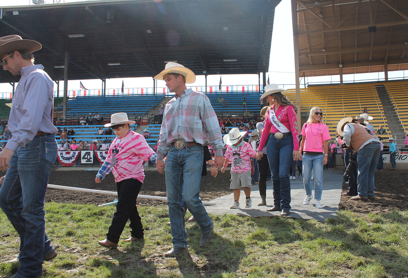cowboys and cowgirls with kids