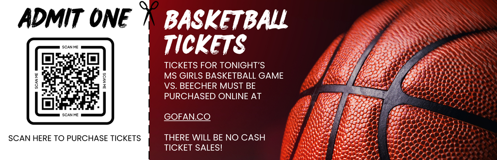 Basketball Ticket Sales QR Code