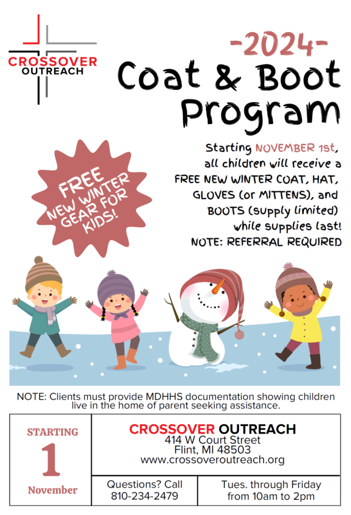 2024 Crossover Outreach Coat and Boot Program