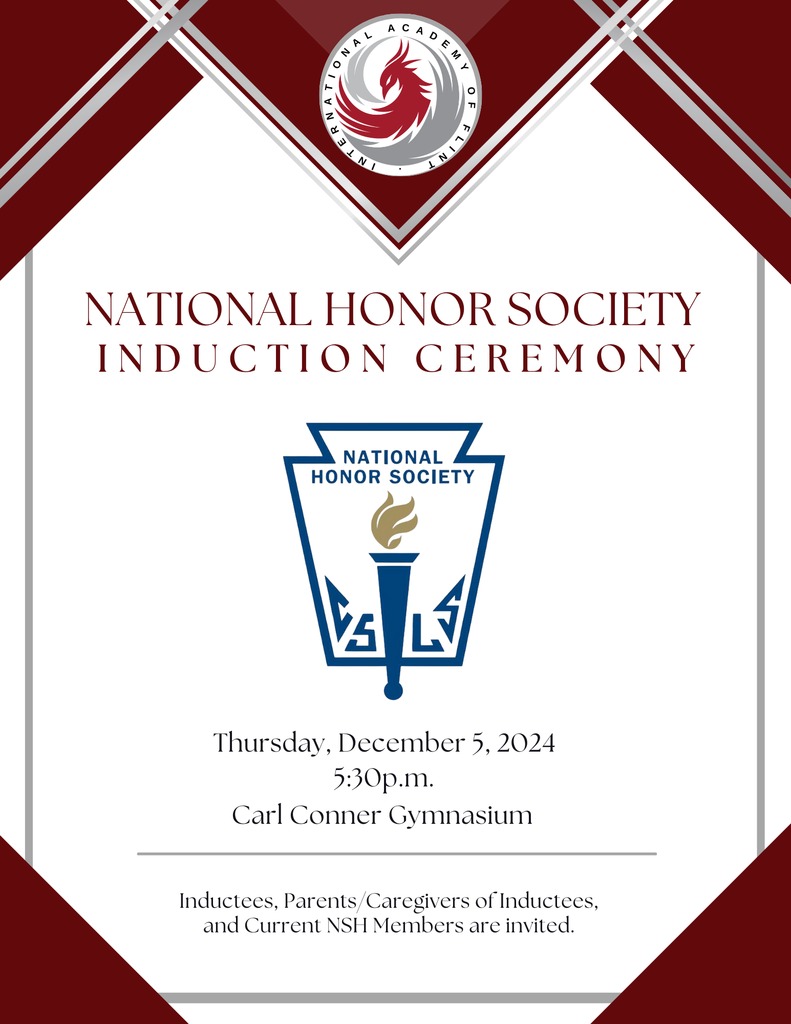 NHS Induction Ceremony Invitation