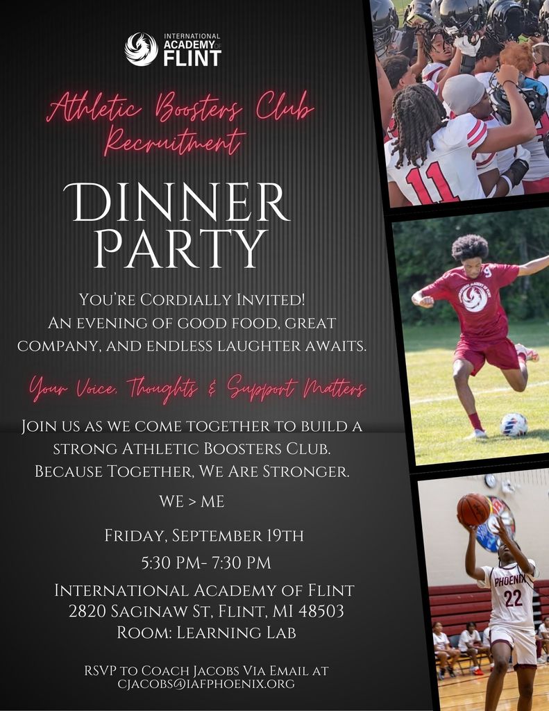 Athletic Booster Recruitment Dinner