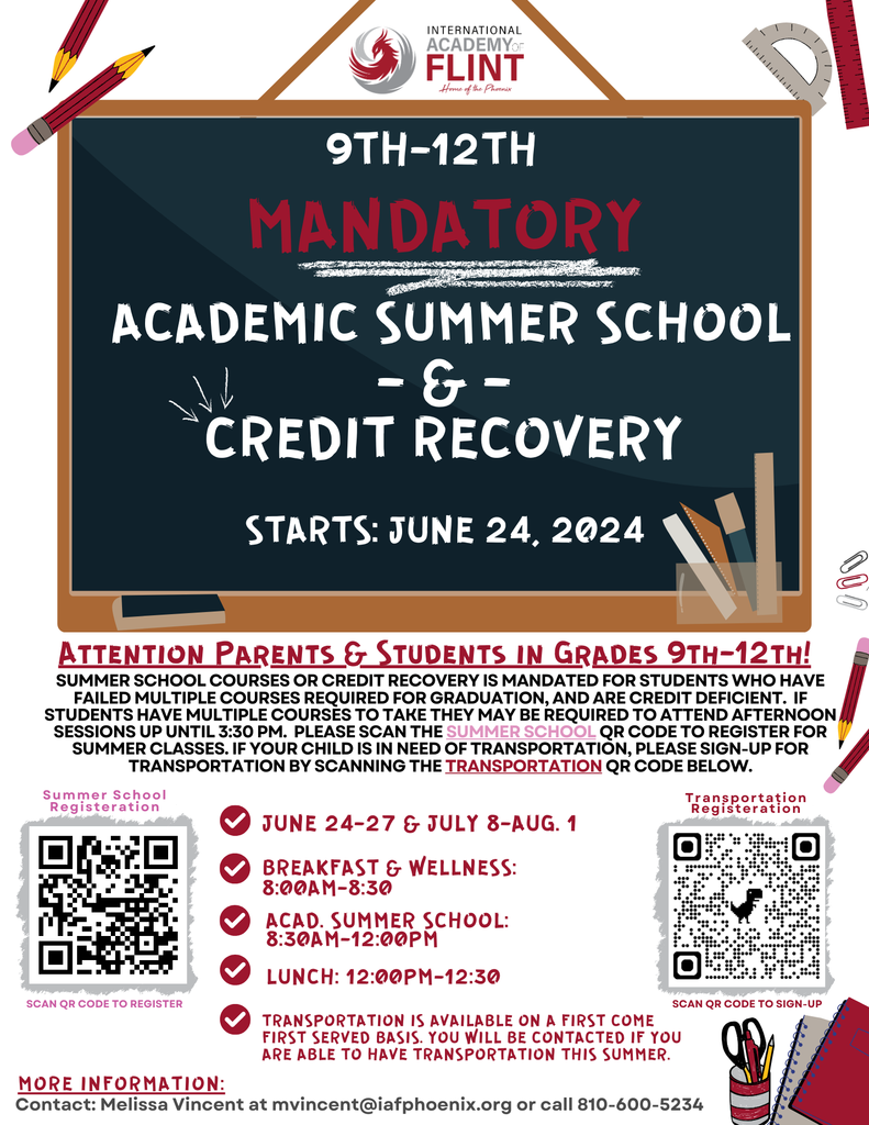 Grades 9-12 MANDATORY Summer School