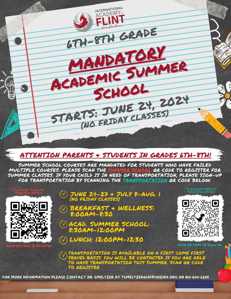 Grades 6-8 MANDATORY Summer School