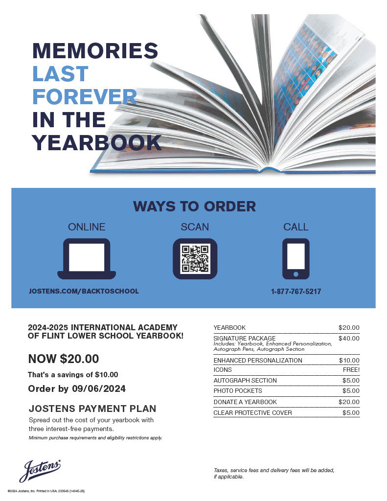 Lower School Yearbook Sale